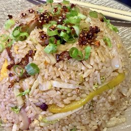 Delicious Fried Rice with chopped pork. Delicious Fried Rice with chopped pork.