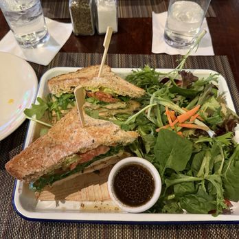 Pig n' Whistle - PNW Chicken sandwich with a side salad. - Pubs Near Me - New York, New York Pig n' Whistle - PNW Chicken sandwich with a side salad. - Pubs Near Me - New York, New York