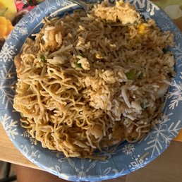 Chicken chow mein shrimp, fried rice Chicken chow mein shrimp, fried rice
