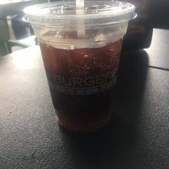 BurgerFi - Mix your own flavors with soda. I chose Cherry Vanilla Coke. - Hot Dogs Near Me - Jacksonville, Florida