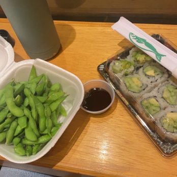 KO Sushi - Cucumber Roll with avocado and small Edamame - Sushi Bars Near Me - Charlotte, North Carolina