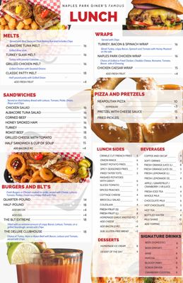 Menu photo 3 Joe's Diner Naples, FL