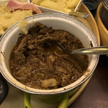 Moeders - Rijsttafel veal stew. Served piping hot. Is rich, tasty, thick and meaty. - Modern European Near Me - Amsterdam, New Hampshire