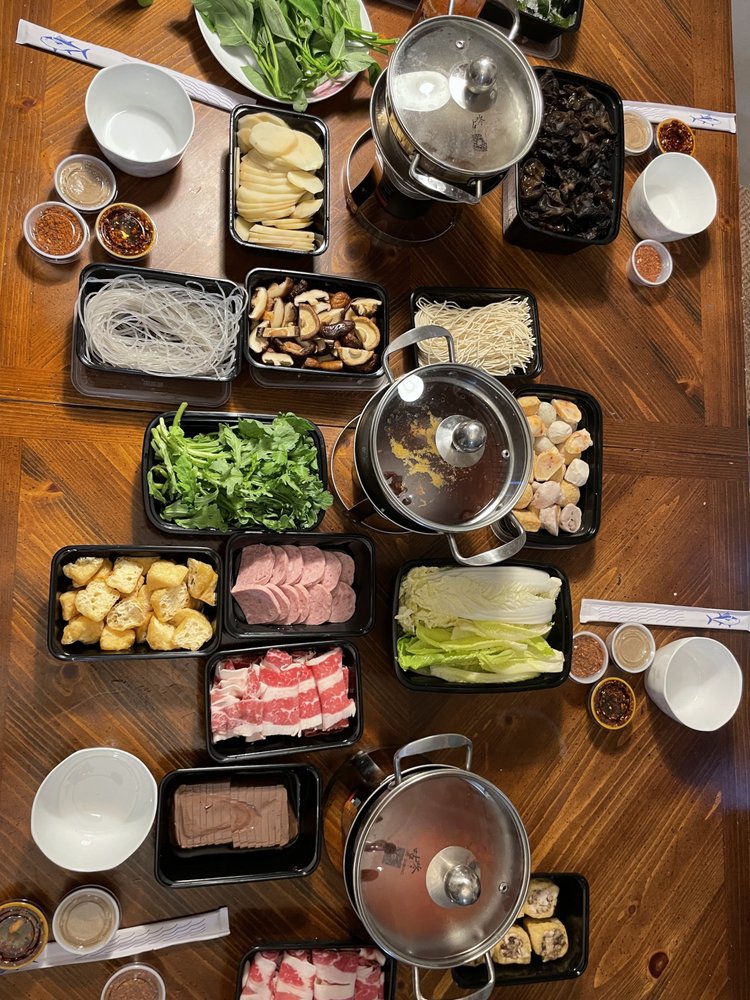 Food from GuDong Hot Pot