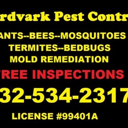 Aardvark Pest Control - Please call if you need any pest control service.