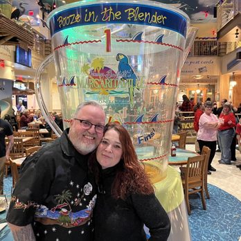 Margaritaville - Pigeon Forge - Date night at the party in front of the pitcher - American Near Me - Pigeon Forge, Tennessee