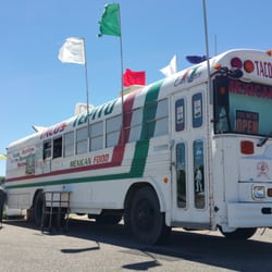 Tacos Tepito - Idaho Mexican Food Bus phenomena. Seating inside with AC, no kidding.