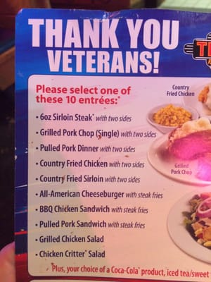 Menu photo 2 Texas Roadhouse Abilene, TX