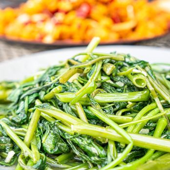 Wula Buhuan - Sautéed Chinese Water Spinach. Instagram: @Absofreakinglutelyyummy - Szechuan Near Me - Houston, Texas Wula Buhuan - Sautéed Chinese Water Spinach. Instagram: @Absofreakinglutelyyummy - Szechuan Near Me - Houston, Texas