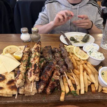 Kouzina - Combo plate for 4! This could have served a lot more people. - Venues & Event Spaces Near Me - Peabody, Massachusetts Kouzina - Combo plate for 4! This could have served a lot more people. - Venues & Event Spaces Near Me - Peabody, Massachusetts