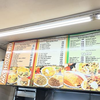 Macho Cafe - Menu part 1 - as of July 2026 - Mexican Near Me - San Gabriel, California