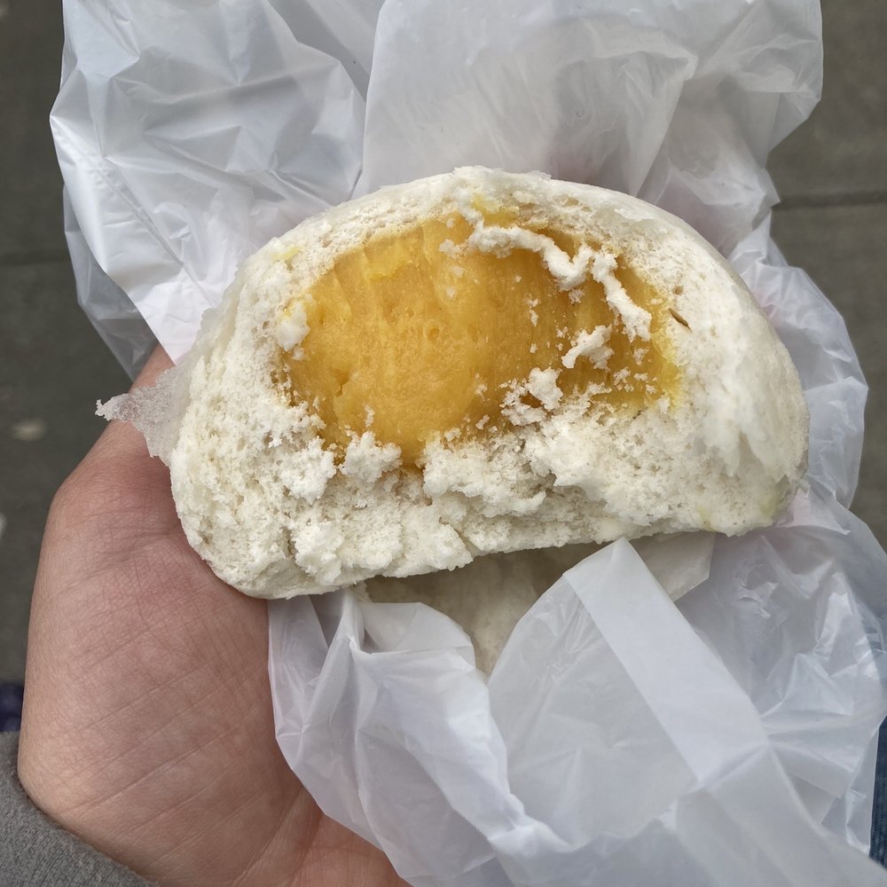 Good Luck Dim Sum - Egg Yolk Bun - Chinese Near Me - San Francisco, California