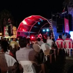 Festa da Ria Formosa - The party's on ... had to wait till 9 pm