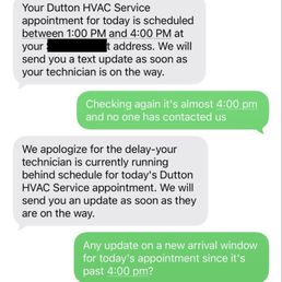 Text showing the business didn't show Text showing the business didn't show