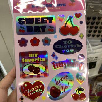 K Place - Cute sticker sheet! - Cards & Stationery Near Me - Buena Park, California