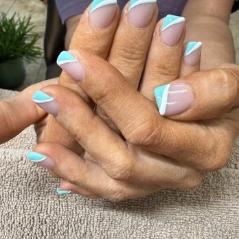 GM Nails - Amy at GM nails did a fantastic job ! Please ignore my freshly spray tanned hands - Nail Salons Near Me - Spring Hill, Tennessee GM Nails - Amy at GM nails did a fantastic job ! Please ignore my freshly spray tanned hands - Nail Salons Near Me - Spring Hill, Tennessee