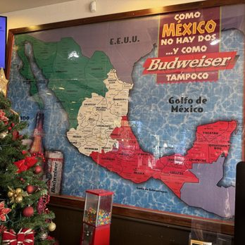 Taqueria Rancho Grande - Framed Map of Mexico graphic & Christmas tree - Mexican Near Me - Hemet, California Taqueria Rancho Grande - Framed Map of Mexico graphic & Christmas tree - Mexican Near Me - Hemet, California