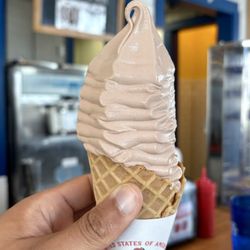 Goldies Ice Cream Shoppe - Chocolate ice cream cone
