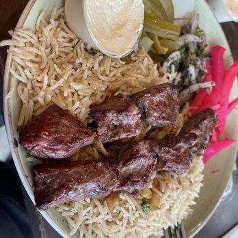 Paramount Fine Foods - Bbq beef platter ($22.99) - Lebanese Near Me - Edmonton, Alberta