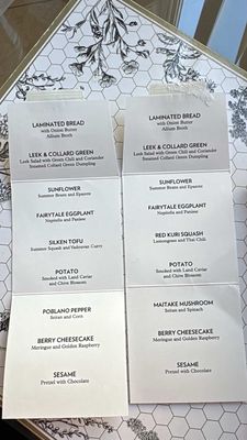 Menu photo 4 Eleven Madison Park New York, NY Menu photo 4 Eleven Madison Park New York, NY