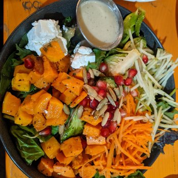 Ludwig's Biergarten - Winter salad bowl (with roasted squash) - German Near Me - Mountain View, California