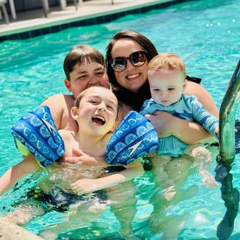 Ocean Park Inn - Family time at the heated pool - San Diego, CA