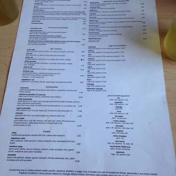 Yellowfish Sushi - Menu side 2 - Sushi Bars Near Me - San Antonio, Texas Yellowfish Sushi - Menu side 2 - Sushi Bars Near Me - San Antonio, Texas