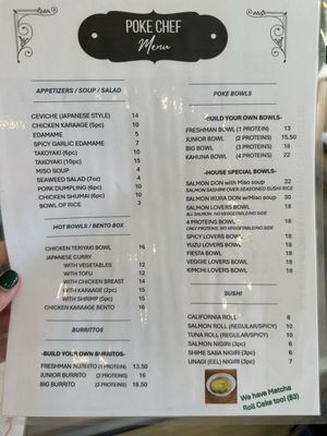 Menu photo 2 Poke Chef San Luis Obispo, CA