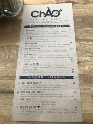 Menu photo 3 Chao Viet Kitchen Copenhagen, 84 Menu photo 3 Chao Viet Kitchen Copenhagen, 84
