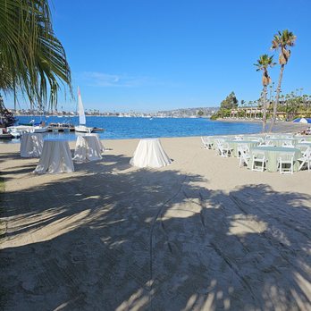 Bahia Resort Hotel - From the room facing the dining room - San Diego, CA
