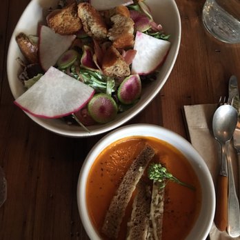 Artifact Coffee - Spring greens salad and tomato soup! - Cafes Near Me - Baltimore, Maryland Artifact Coffee - Spring greens salad and tomato soup! - Cafes Near Me - Baltimore, Maryland