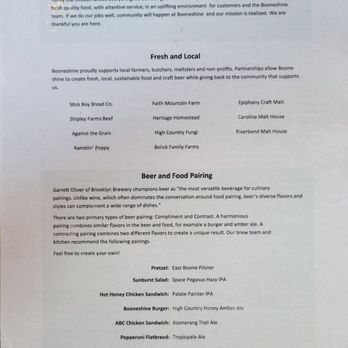 Booneshine Brewing - Menu - Breweries Near Me - Boone, North Carolina Booneshine Brewing - Menu - Breweries Near Me - Boone, North Carolina