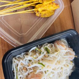 a meal in a plastic container