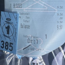 Impression Cleaners - I was charged 9.50 to dry clean woman's cotton one shirt.