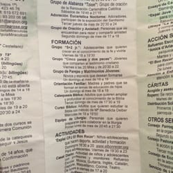 Parroquia Mare de Déu de la Medalla Miraculosa - 1/2016
