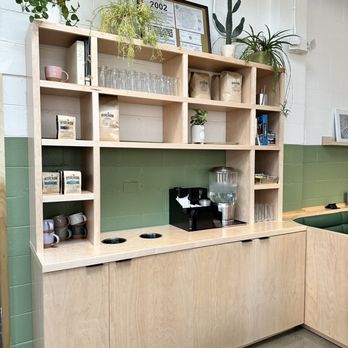 Lowertown Bar & Cafe - open shelvings and shelves - Coffee & Tea Near Me - Ann Arbor, Michigan