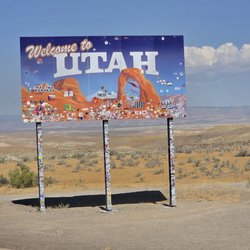 Welcome To Utah Sign  07-08-2026