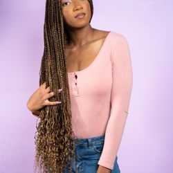 Style Plus Salon - Small knotless braids