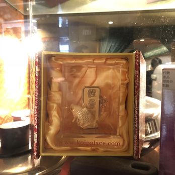 Koi Palace - One of the beautiful bonus reward items to win when you dine here. - Dim Sum Near Me - Dublin, California
