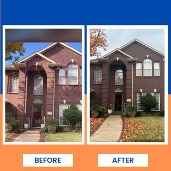 We Wash - A before and after for a vine removal on a home! Looks great! - Pressure Washers Near Me We Wash - A before and after for a vine removal on a home! Looks great! - Pressure Washers Near Me