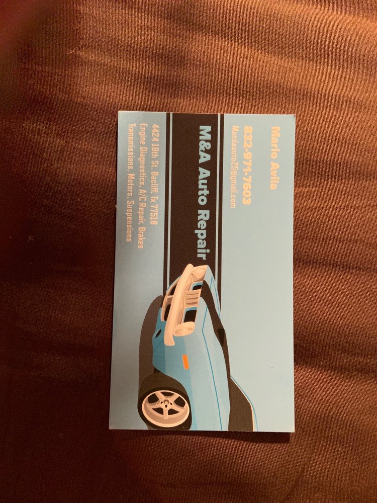 M&A AUTO REPAIR 4424 18th St, Bacliff, TX Yelp