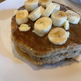 Mile High Cafe - Banana buckwheat pancake - Asian Fusion Near Me - Idyllwild, California Mile High Cafe - Banana buckwheat pancake - Asian Fusion Near Me - Idyllwild, California