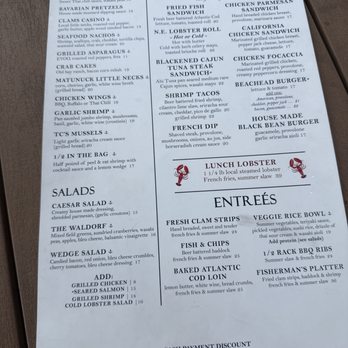 The Beachead - Menu - Seafood Near Me - Block Island, Rhode Island