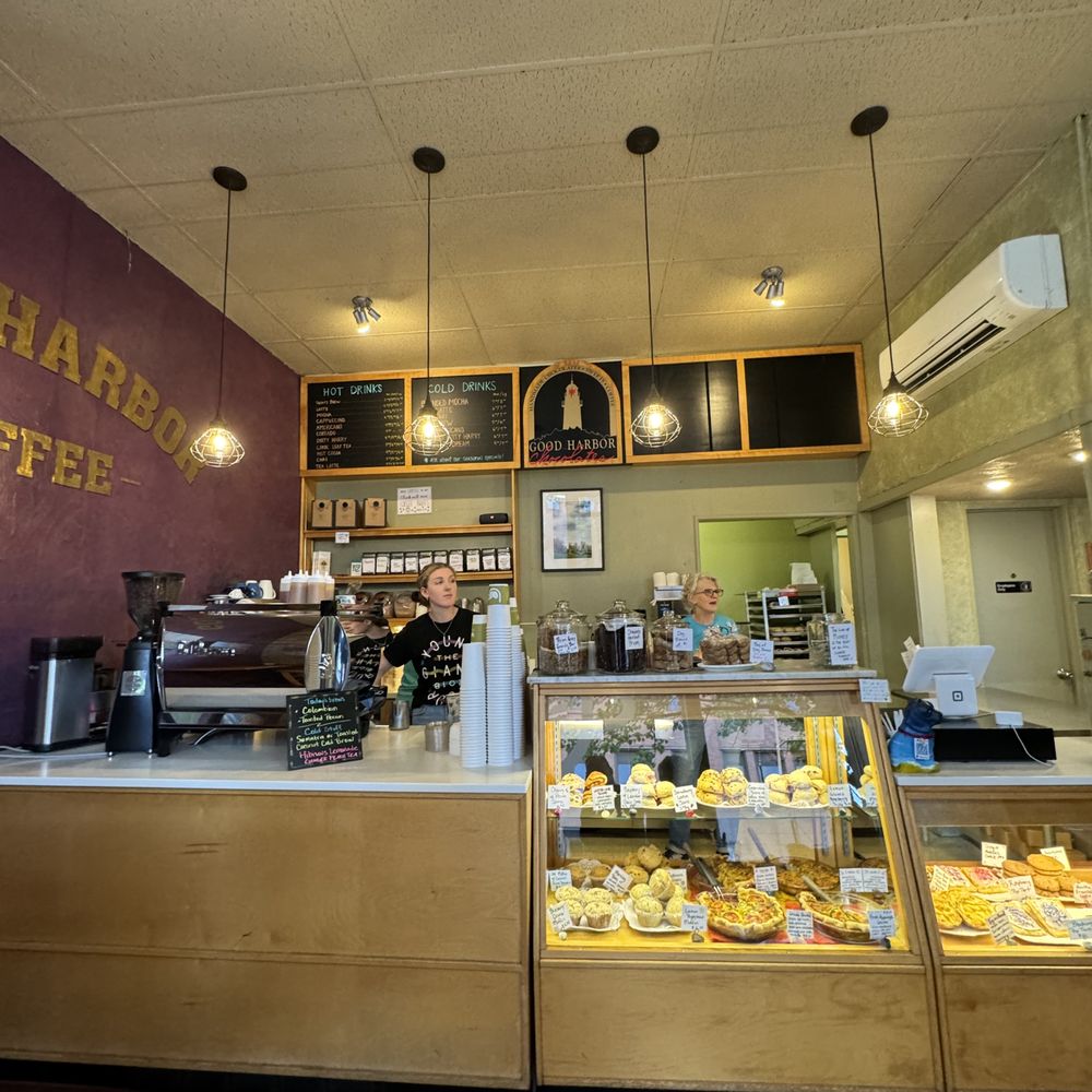 Good Harbor Coffee & Bakery - Inside at the counter. - Coffee & Tea Near Me - Traverse City, Michigan