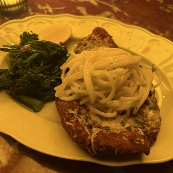 Society Swan - Chicken Francese with buttered Parmesan spaghetti - American Near Me - Scottsdale, Arizona Society Swan - Chicken Francese with buttered Parmesan spaghetti - American Near Me - Scottsdale, Arizona