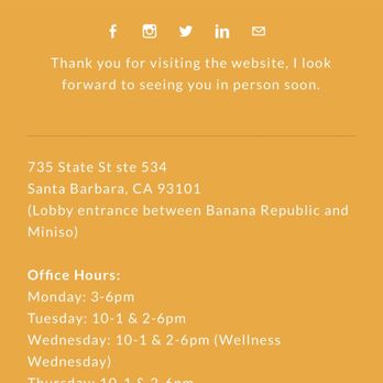Dr Kori - Chiropractic - Dr. Kori's walk-in hours - Chiropractors Near Me - Santa Barbara, California Dr Kori - Chiropractic - Dr. Kori's walk-in hours - Chiropractors Near Me - Santa Barbara, California