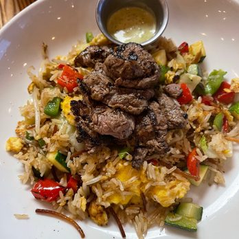 Embur - Arroz Chaufa with stake or beef - Desserts Near Me - Greensboro, North Carolina