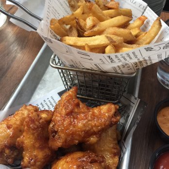 Barn Joo 35 - 6 Wings and Truffle Fries - Korean Near Me - New York, New York
