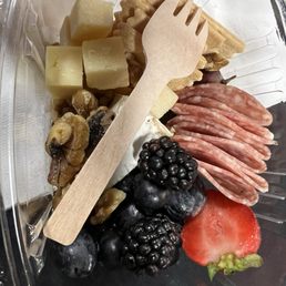 To go charcuterie with delicious Bree and the best grapes ever! To go charcuterie with delicious Bree and the best grapes ever!