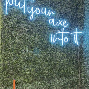 AxeVentures Axe Throwing - Sign - Axe Throwing Near Me - San Jose, California
